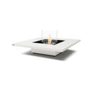 EcoSmart Fire Vertigo 50" Bone Freestanding Indoor Fire Table with Stainless Steel Burner – Sleek Concrete Surface by MAD Design Group
