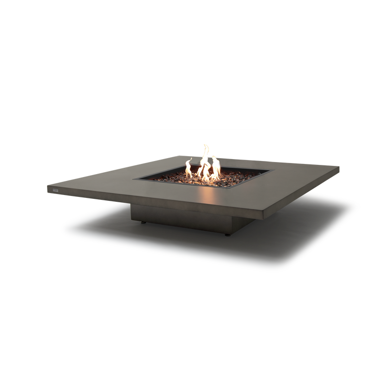 EcoSmart Fire Vertigo 50" Natural Freestanding Fire Table with Gas LP/NG Burner and Floating Base by Mad Design Group