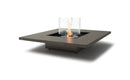 EcoSmart Fire Vertigo 50" Natural Freestanding Outdoor Fire Table with Stainless Steel Burner and Floating Base by MAD Design Group