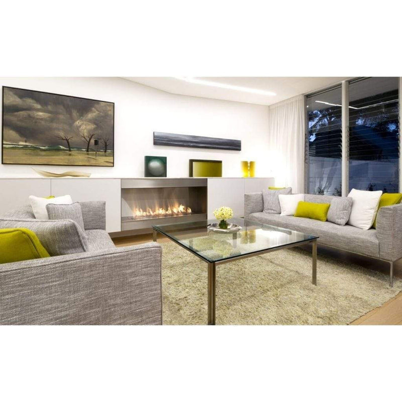 EcoSmart Fire 47" XL1200 Stainless Steel Ethanol Burner with Flame Control by MAD Design Group