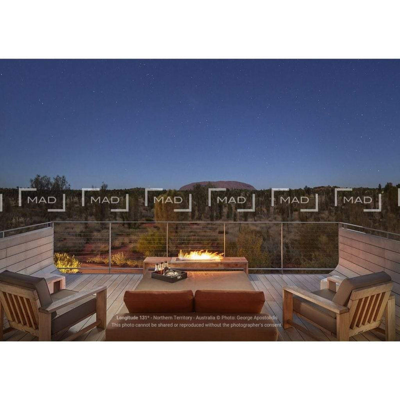 EcoSmart Fire XL700 28" Stainless Steel Ethanol Burner with Flame Control by MAD Design Group