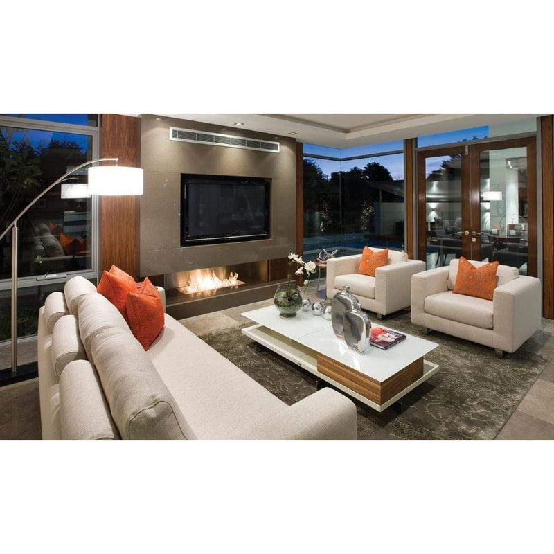 EcoSmart Fire 36" XL900 Stainless Steel Ethanol Burner with Flame Control by MAD Design Group