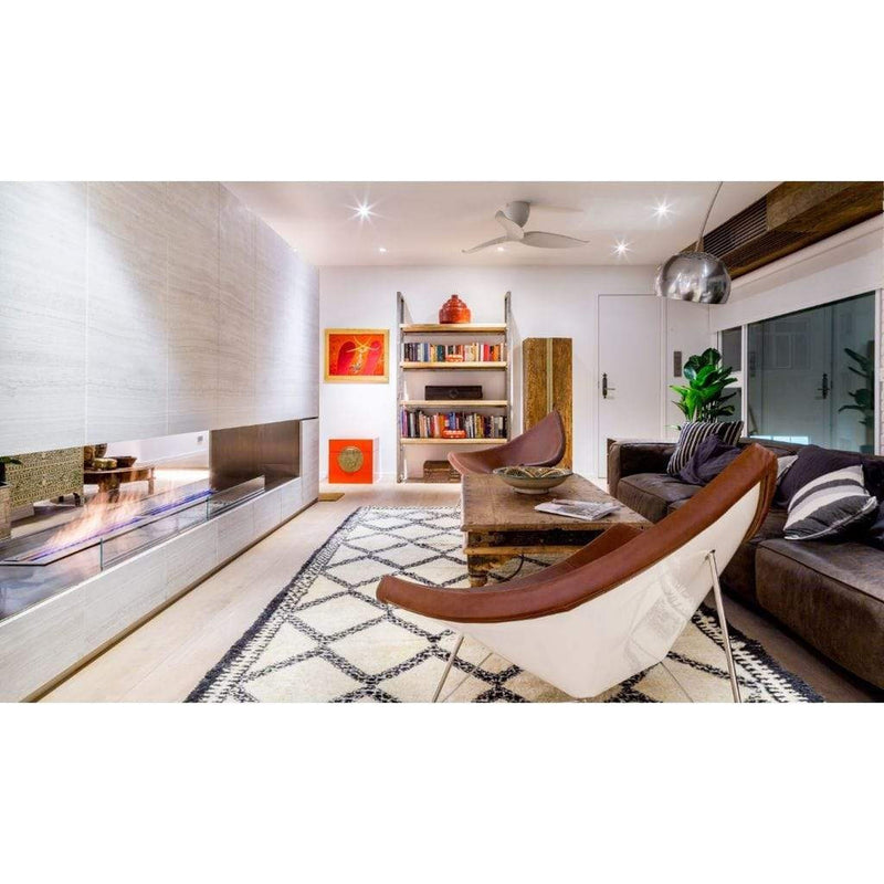 EcoSmart Fire 36" XL900 Stainless Steel Ethanol Burner with Flame Control by MAD Design Group