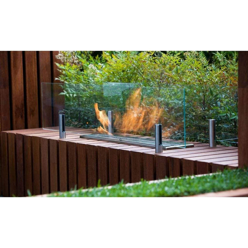 EcoSmart Fire 36" XL900 Stainless Steel Ethanol Burner with Flame Control by MAD Design Group