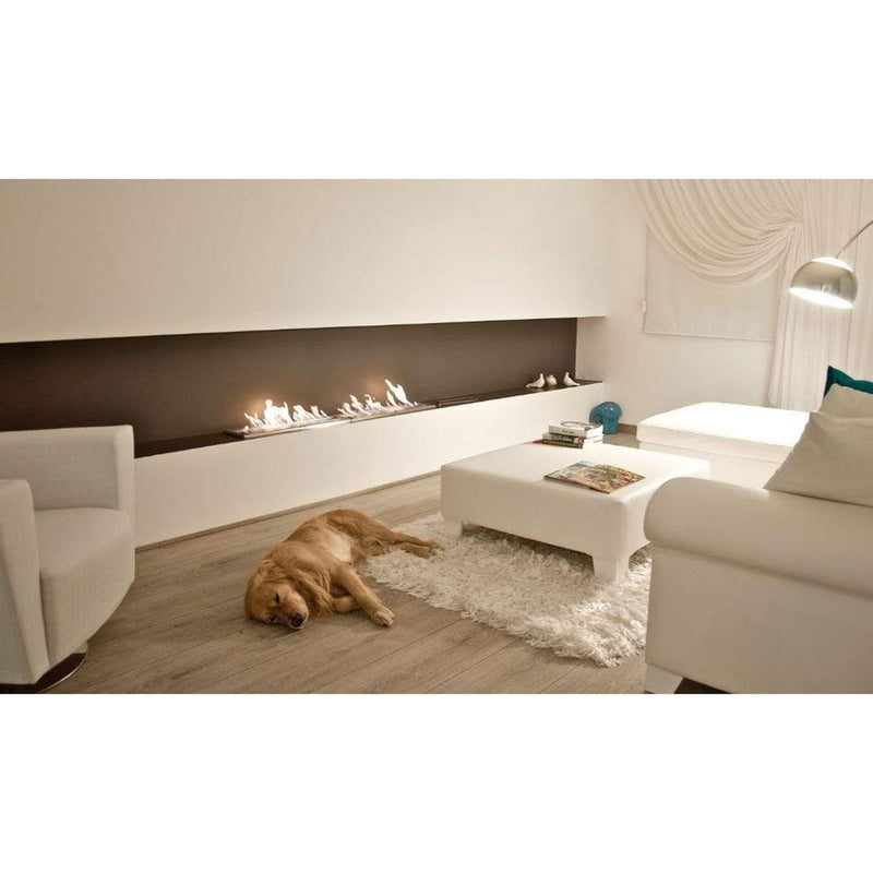 EcoSmart Fire 36" XL900 Stainless Steel Ethanol Burner with Flame Control by MAD Design Group