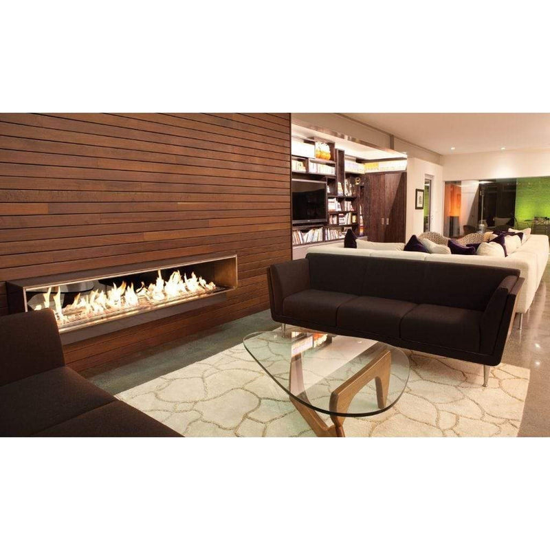 EcoSmart Fire 36" XL900 Stainless Steel Ethanol Burner with Flame Control by MAD Design Group