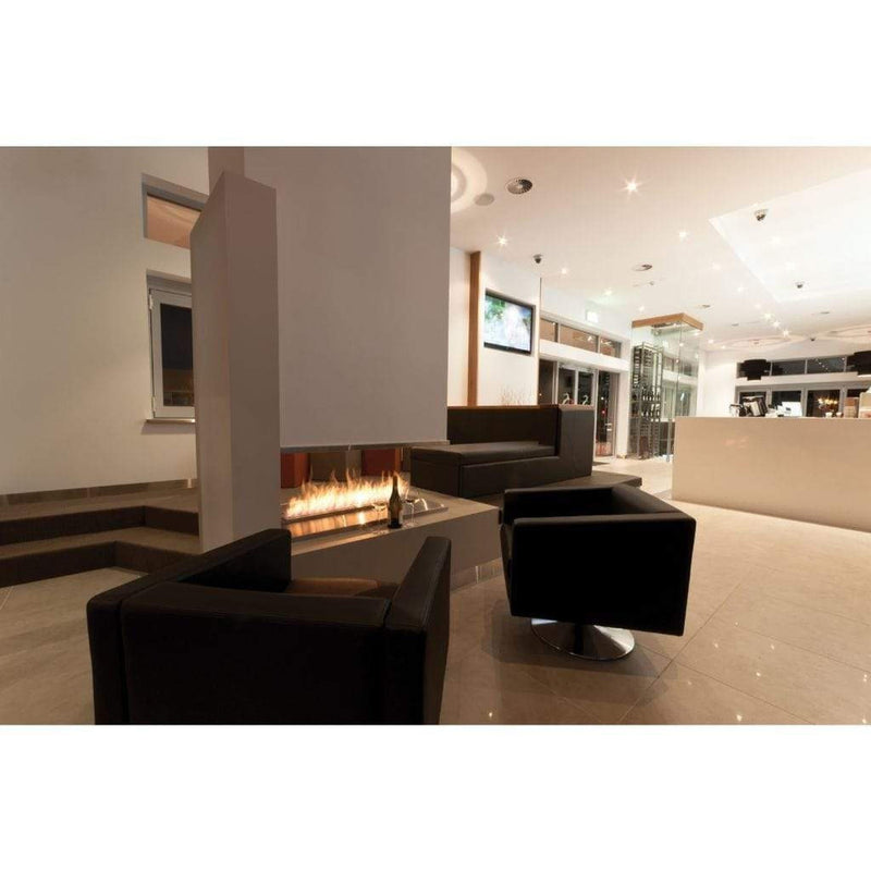 EcoSmart Fire 36" XL900 Stainless Steel Ethanol Burner with Flame Control by MAD Design Group