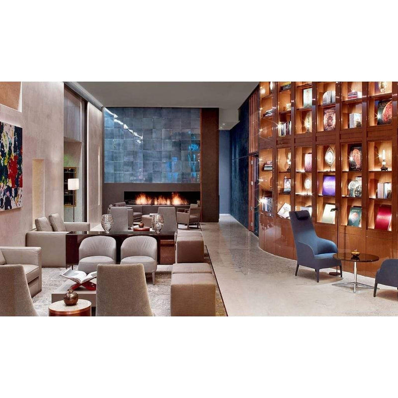 EcoSmart Fire 36" XL900 Stainless Steel Ethanol Burner with Flame Control by MAD Design Group