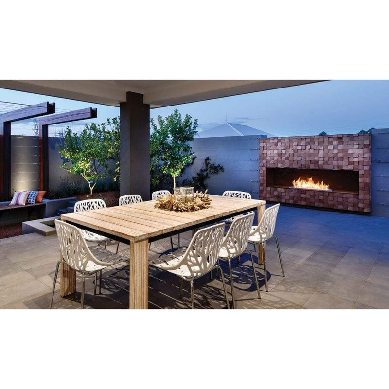 EcoSmart Fire 36" XL900 Stainless Steel Ethanol Burner with Flame Control by MAD Design Group