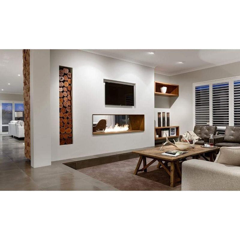 EcoSmart Fire 36" XL900 Stainless Steel Ethanol Burner with Flame Control by MAD Design Group