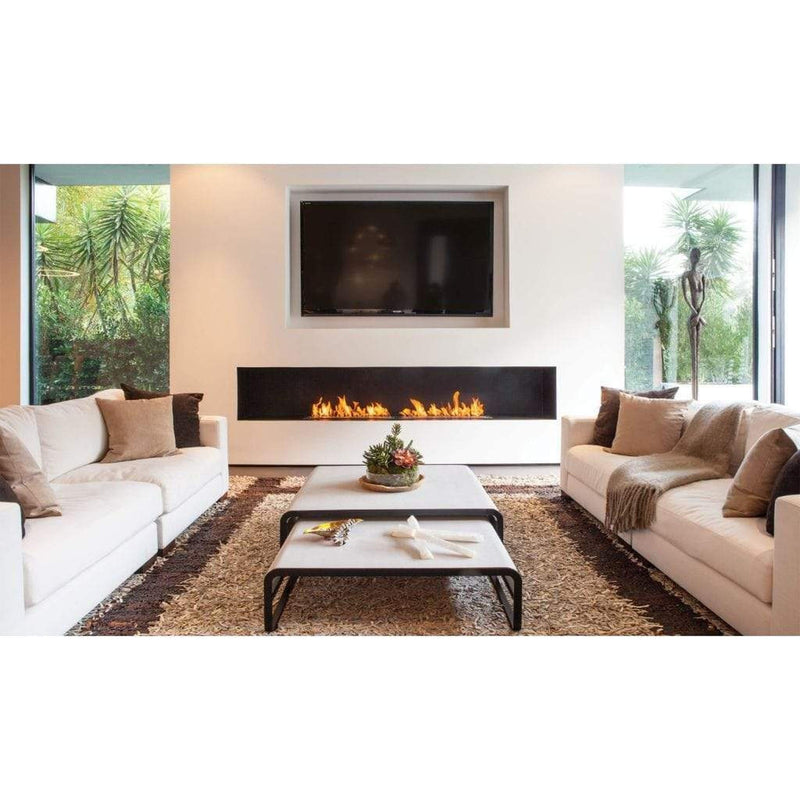 EcoSmart Fire 36" XL900 Stainless Steel Ethanol Burner with Flame Control by MAD Design Group