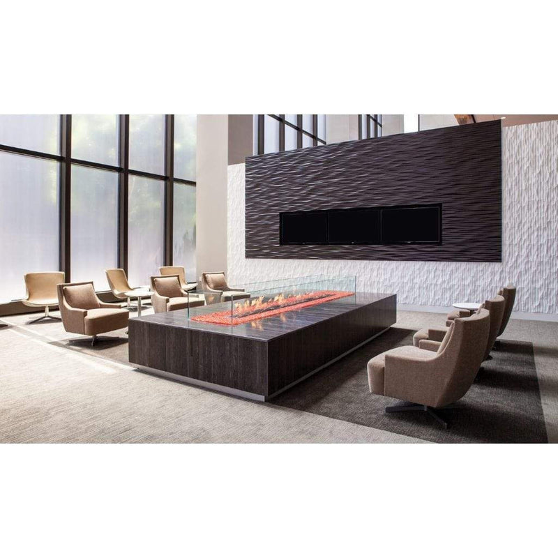 EcoSmart Fire 36" XL900 Stainless Steel Ethanol Burner with Flame Control by MAD Design Group