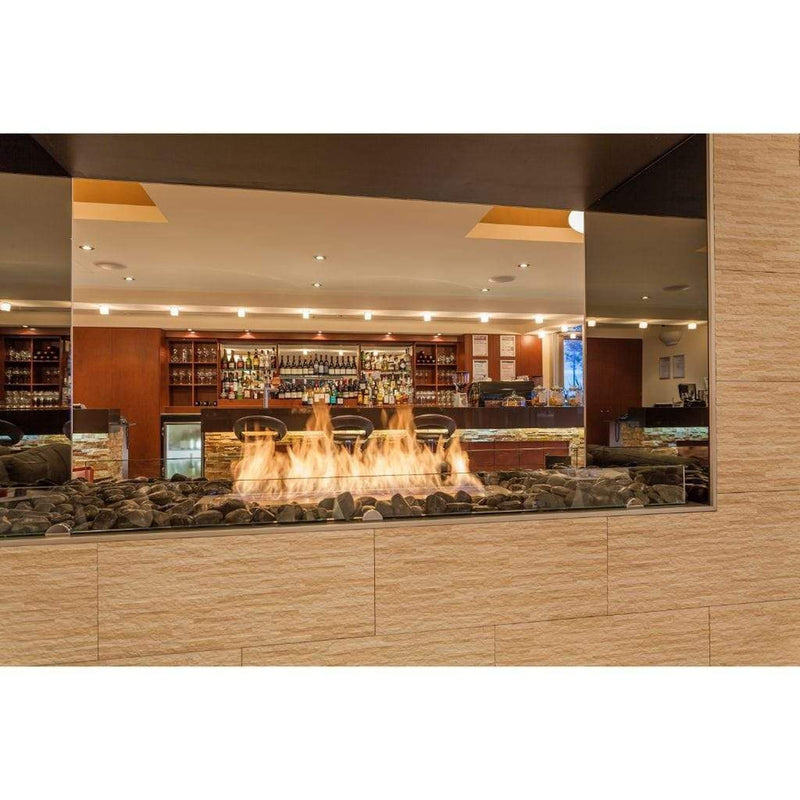 EcoSmart Fire 36" XL900 Stainless Steel Ethanol Burner with Flame Control by MAD Design Group