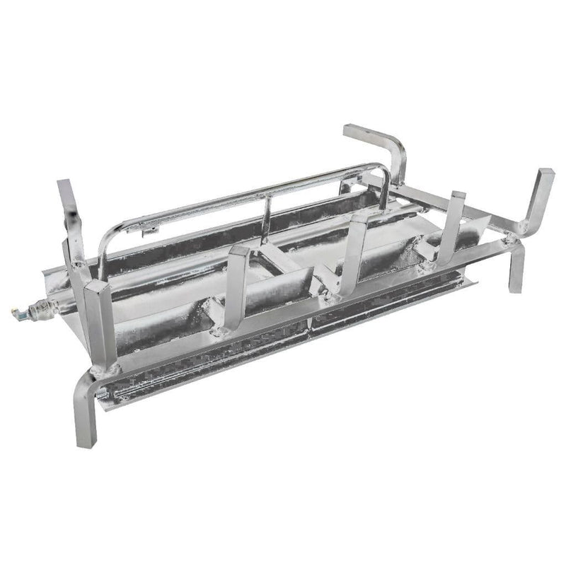 Grand Canyon Gas Logs Jumbo See Through Stainless Steel Vented Burner System