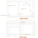 Haven 66" Outdoor Kitchen Island with Gas Grill, Double Access Door & All-Aluminum Plain Panel