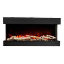 Amantii 60 Inch Tru-View Slim Smart Indoor Outdoor 3 Sided Electric Fireplace