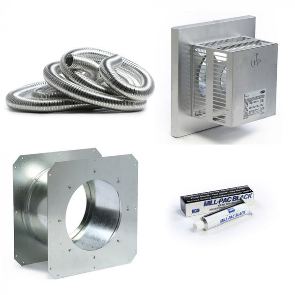 Kingsman - Horizontal Vent Starter Kit for 5x8-Inch Venting