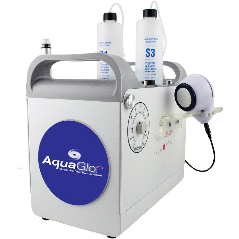 AquaGlo Plus™ Abrasion-Free Hydra Peeling Liquid Facial System with Cryo-Chill Handpieceby Sybaritic