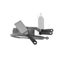 Le Griddle Stainless Steel Starter Kit with Spatulas, Tongs & Bottles