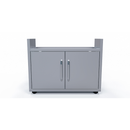 Le Griddle The Big Texan 41” Freestanding Gas Griddle with Cart, 3 Burners, Dual Plate Surface & Fold-Down Side Shelves