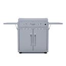 Le Griddle The Ranch Hand 29” Gas Griddle with Cart, Side Shelves, and Stainless Steel Construction