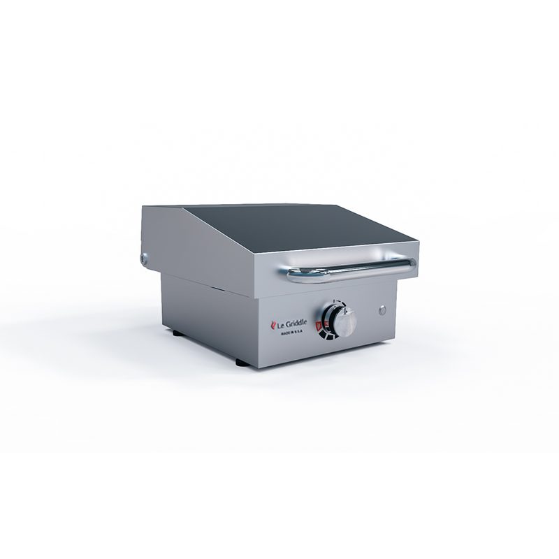 Le Griddle Wee 16” Electric Stainless Steel Griddle with Lid for Indoor or Outdoor Use