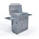Le Griddle Portable Stainless Cart with Side Shelves for Griddle