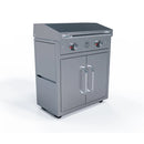 Le Griddle Portable Stainless Cart with Side Shelves for Griddle