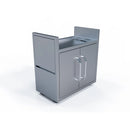 Le Griddle Portable Stainless Cart with Side Shelves for Griddle