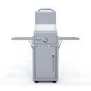 Le Griddle Wee 16” Electric Stainless Steel Griddle with Mobile Cart and Fold-Down Shelves