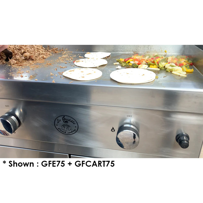 Le Griddle 16" Electric Griddle – Dual Plate Cast Iron & Stainless Steel Cooking Surface