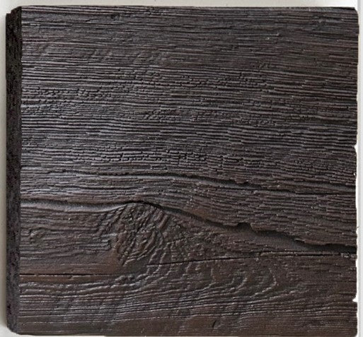 Lexington Hearth Tobacco Barn 72" Hand-Painted Non-Combustible Roasted Chestnut Mantel Shelf Kit