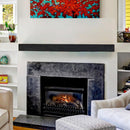 Lexington Hearth Flat Sawn Beam 60" Hand-Painted Non-Combustible Eclipse Mantel Shelf Kit