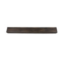 Lexington Hearth Flat Sawn Beam 60" Hand-Painted Non-Combustible Maduro Mantel Shelf Kit