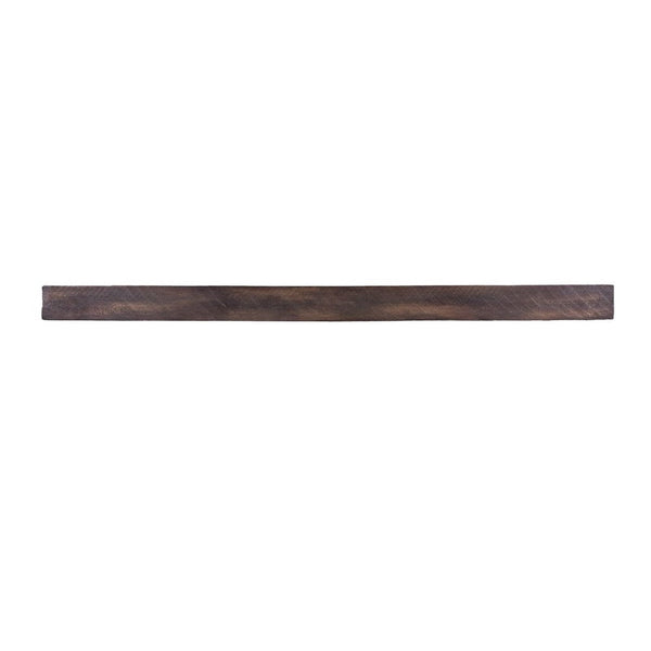 Lexington Hearth Flat Sawn Beam 72" Handcrafted Non-Combustible Maduro Mantel Shelf Kit