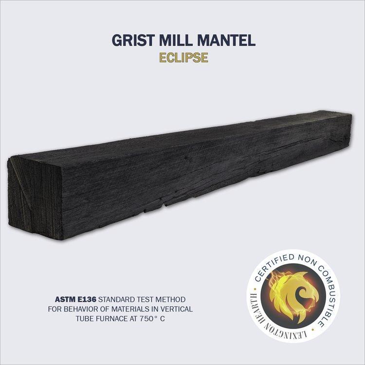 Lexington Hearth Grist Mill 60" Hand-Painted Non-Combustible Eclipse Mantel Shelf Kit