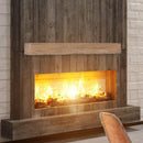 Lexington Hearth Grist Mill 60" Handcrafted Non-Combustible Pale Honey Mantel Shelf Kit