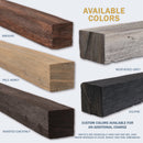 Lexington Hearth Grist Mill 72" Hand-Painted Non-Combustible Pale Honey Mantel Shelf Kit