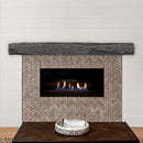 Lexington Hearth Half-Round Sleeper 60" Handcrafted Non-Combustible Eclipse Mantel Shelf Kit