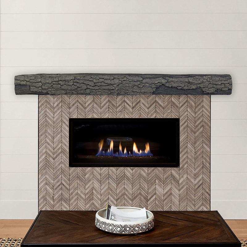 Lexington Hearth Half-Round Sleeper 60" Handcrafted Non-Combustible Eclipse Mantel Shelf Kit
