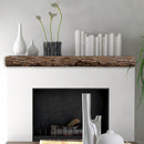 Lexington Hearth Half-Round Sleeper 60" Handcrafted Non-Combustible Maduro Mantel Shelf Kit