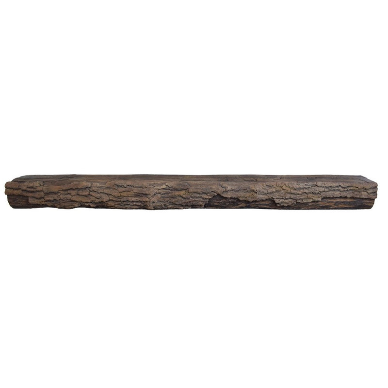 Lexington Hearth Half-Round Sleeper 60" Handcrafted Non-Combustible Maduro Mantel Shelf Kit