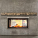 Lexington Hearth Half-Round Sleeper 60" Handcrafted Non-Combustible Pale Honey Mantel Shelf Kit