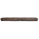 Lexington Hearth Half-Round Sleeper 72" Handcrafted Non-Combustible Maduro Mantel Shelf Kit