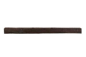 Lexington Hearth Hayloft Beam 72" Hand-Painted Non-Combustible Roasted Chestnut Mantel Shelf Kit
