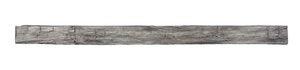 Lexington Hearth Hayloft Beam 72" Hand-Painted Non-Combustible Weathered Gray Mantel Shelf Kit