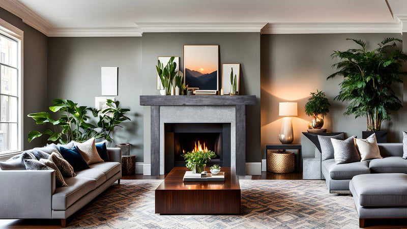 Lexington Hearth Hitching Post 3-Piece Eclipse Mantel Surround Kit with Handcrafted Detailing