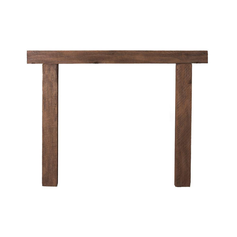 Lexington Hearth Hitching Post 3-Piece Non-Combustible Maduro Mantel Surround Kit with Hand-Painted Finish