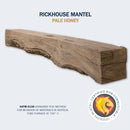 Lexington Hearth Rickhouse 72" Hand-Painted Non-Combustible Pale Honey Mantel Shelf Kit