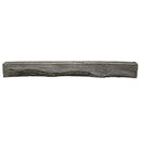 Lexington Hearth Rickhouse 72" Hand-Painted Non-Combustible Weathered Gray Mantel Shelf Kit